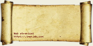 Jagoda Curaković vizit kartica